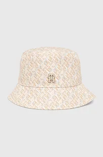Tommy Hilfiger kapelusz kolor beżowy - Czapki damskie - miniaturka - grafika 1