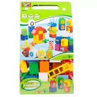 Zabawki konstrukcyjne - Klocki konstrukcyjne 60el przedszkole - miniaturka - grafika 1