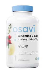 Osavi - Witamina C1000 z Rutyną i Dziką Różą, 180 kapsułek - Witaminy i minerały - miniaturka - grafika 1