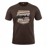Koszulki męskie - Koszulka męska bawełniana sportowa T-Shirt Pentagon Acr Terra Brown XXL - miniaturka - grafika 1
