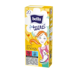 Bella Wkładki higieniczne For Teens Ultra Energy 20szt. - Wkładki higieniczne - miniaturka - grafika 1
