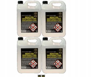 Benzyna Ekstrakcyjna Bezzapachowa 4x5L 20L - Chemia warsztatowa - miniaturka - grafika 1