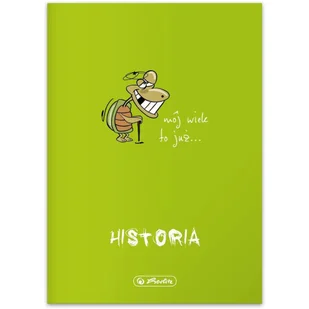 Zeszyt A5 60k kratka 70g. HISTORIA 9500035 HERLITZ - Zeszyty szkolne - miniaturka - grafika 1