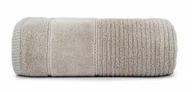 Ręczniki - Ręcznik Teo 70x140 beżowy sepia 470 g/m2 frotte - miniaturka - grafika 1