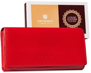 Duży portfel damski z systemem RFID Protect — Peterson - Portfele - miniaturka - grafika 1