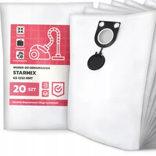 20x Worek do Odkurzacza Starmix Gs 1232 Hmt Syntetyczny Pojemny Mocny G9 - Worki do odkurzaczy - miniaturka - grafika 1