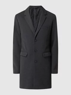 Płaszcze męskie - Krótki płaszcz z dodatkiem bawełny model ‘Marco’ - grafika 1