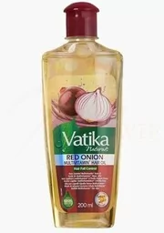 Olejek do włosów wypadających Red Onion Hair Fall Vatika Dabur - Olejki do ciała i włosów - miniaturka - grafika 1