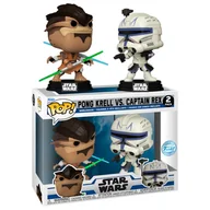 Figurki dla dzieci - Pakiet POP 2 figurki Star Wars The Clone Wars Pojedynki Pong Krell i Kapitan Rex Exclusive - miniaturka - grafika 1