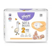 Pieluchy - Bella Baby Happy Soft & Delicate Mini 2 Pieluszki 3-6kg, 38szt. - miniaturka - grafika 1