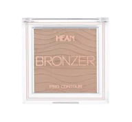 Bronzery i konturowanie twarzy - HEAN - BRONZER - PRO CONTOUR - Puder brązujący w kamieniu - 9 g - 42 ALMOND - miniaturka - grafika 1