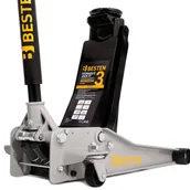 Podnośniki - BESTEN BE-2544 Podnośnik samochodowy lewarek niskoprofilowy hydrauliczny 3T 85–520 mm, Quick-Lift - miniaturka - grafika 1