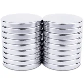 Dekoracje domu - Mocny Magnes Neodymowy Walcowy 15X2 Mm, 18 Szt. - miniaturka - grafika 1