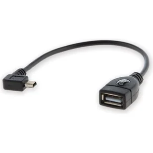 Elmak SAVIO CL-60 Adapter OTG USB AF - mini USB kątowy BM - Kable komputerowe i do monitorów - miniaturka - grafika 1