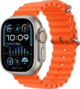 Apple Watch Ultra 2 GPS + Cellular 49mm Tytan Ocean Pomarańczowy - Smartwatch - miniaturka - grafika 1
