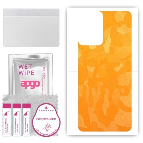 folia naklejka skórka strukturalna na TYŁ do Motorola Moto G64 5G - Moro Camo Żółty - apgo SKINS