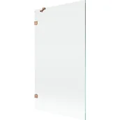 Parawany nawannowe - Mexen Lunar parawan nawannowy 1-skrzydłowy 100 x 150 cm, transparent, miedź szczotkowana - 897-100-000-65-00 - miniaturka - grafika 1