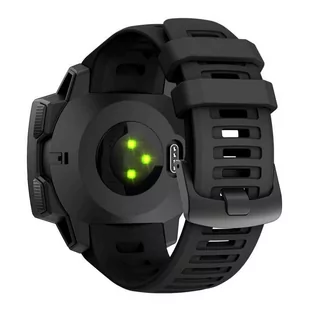 Opaska Pasek Bransoleta Smooth Garmin Instinct 2S Black - Akcesoria do smartwatchy - miniaturka - grafika 1