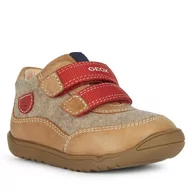 Buty dla chłopców - Sneakersy Geox B264NA 0CLNY CT65Z Whisky/Sand - miniaturka - grafika 1