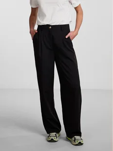 Pieces Spodnie materiałowe Thelma 17137934 Czarny Relaxed Fit - Spodnie damskie - miniaturka - grafika 1