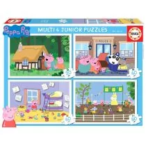 G3 Puzzle 20+40+60+80 Świnka Peppa Nowa - Puzzle - miniaturka - grafika 1