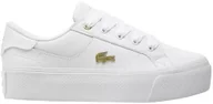 Trampki damskie - Buty trampki damskie Lacoste ZIANE PLATFORM 124 2 CFA 747CFA0005.216 40 - miniaturka - grafika 1