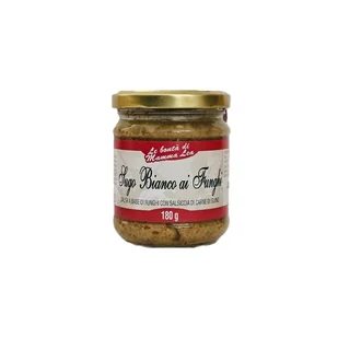 Biały ragout z grzybami, 180 g / Le bontà di Mamma Lea - Majonezy i dressingi - miniaturka - grafika 1