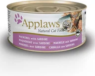 Mokra karma dla kotów - Applaws w bulionie, 6 x 70 g - Makrele z sardynkami - miniaturka - grafika 1