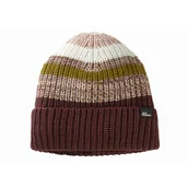 Czapki męskie - Czapka zimowa Jack Wolfskin STRIPY WOODS BEANIE boysenberry - ONE SIZE - miniaturka - grafika 1