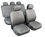 Pokrowce na fotele - Lampa Komplet pokrowców na siedzenia BIBA szary 54922 - miniaturka - grafika 1