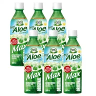 Soki i napoje niegazowane - Pure Plus My Aloe Max Napój z aloesem Zestaw 6 x 500 ml - miniaturka - grafika 1