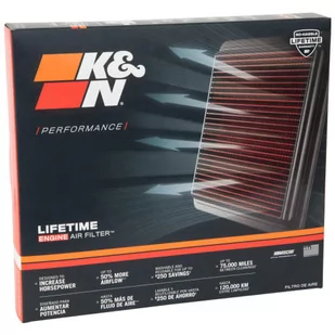 K&N K & N HD 1212 zamienny filtr powietrza HD-1212 - Filtry powietrza - miniaturka - grafika 1