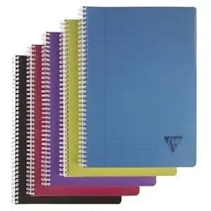 Kołonotatnik A4/90K linia PP Intensive mix (5szt) - Clairefontaine - Zeszyty szkolne - miniaturka - grafika 1