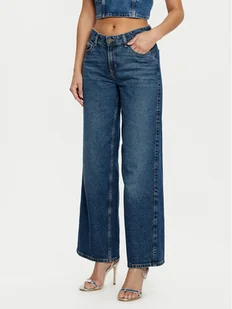 Guess Jeans Jeansy W5RA0Y D5M42 Granatowy Regular Fit - Spodnie damskie - miniaturka - grafika 1