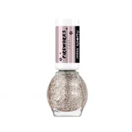 Lakiery do paznokci - Miss Sporty Fireworks Coat lakier do paznokci z płatkami złota 3 The Glitters 7ml - miniaturka - grafika 1