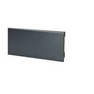 Listwy przypodłogowe - Listwa przypodłogowa pcv Verona KX05 antracyt szczotkowany 80 mm Korner - miniaturka - grafika 1