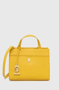 U.S. Polo Assn. torebka kolor żółty - Torebki damskie - miniaturka - grafika 1