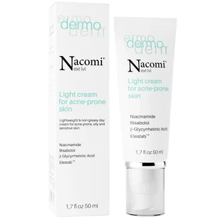 Nacomi Lekki Krem do Cery Trądzikowej 50 ml - Kremy do twarzy - miniaturka - grafika 5