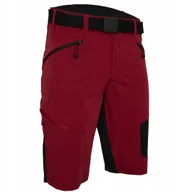 Spodenki rowerowe - Spodenki rowerowe męskie Mtb Silvini Rango Pro (MP2225) Merlot-black XL - miniaturka - grafika 1