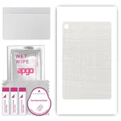 Akcesoria do tabletów i e-booków - folia naklejka skórka strukturalna na TYŁ do Smasung Galaxy Tab S6 Lite Wifi SM-P613 - Tkanina Biała - apgo SKINS - miniaturka - grafika 1