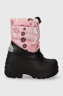 Buty dla dziewczynek - Reima buty zimowe dziecięce Nefar kolor różowy - grafika 1
