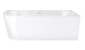 Wanny - Corsan Wanna narożna INTERO SLIM PRAWA 150x74,5 z wykończeniem białym E-230MNPWH - miniaturka - grafika 1