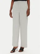Spodnie damskie - Fransa Spodnie materiałowe 20615134 Szary Regular Fit - miniaturka - grafika 1