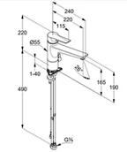 Baterie kuchenne - Kludi Mix Bateria kuchenna chrom 329070575 - miniaturka - grafika 1