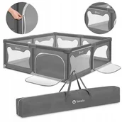 Łóżeczka i kojce - ﻿Kojec dla dziecka łóżeczko DUŻY PLAC ZABAW 207x187cm Lionelo Willow XL - miniaturka - grafika 1