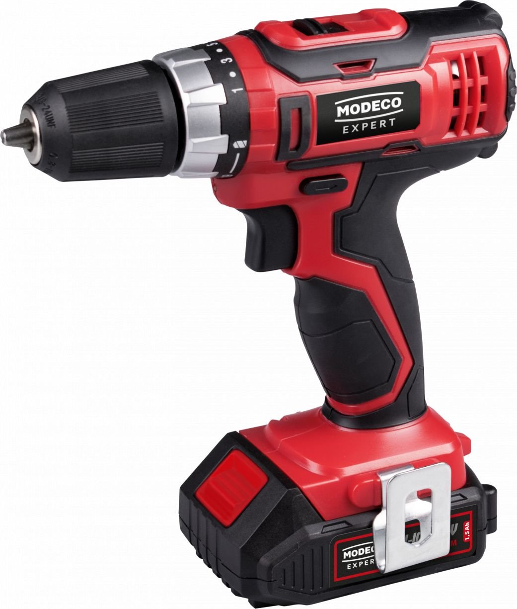 Modeco Wiertarko-wkrętarka MN-91-136 18 V 1 x akumulator 1.5 Ah