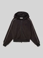 Swetry dla dziewczynek - Bluza rozpinana z kapturem - miniaturka - grafika 1