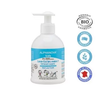 Alphanova Kids, Antybakteryjny żel pod prysznic do mycia rąk, 300ml - Kosmetyki kąpielowe dla dzieci - miniaturka - grafika 1