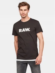 G-Star Raw T-Shirt Holorn D08512-8415 Czarny Regular Fit - Koszulki męskie - miniaturka - grafika 1