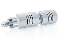 Spinki do mankietów i krawatów - Prostokątne spinki do mankietów z czterema paskami N149 - miniaturka - grafika 1